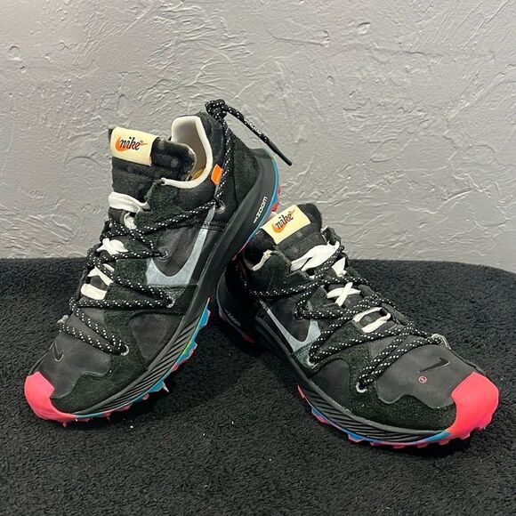 🔥 NIKE Air Zoom Terra Kiger 5 x OFF-WHITE Athlete in Progress Women Sz 8.5 - EU - Picture 1 of 15